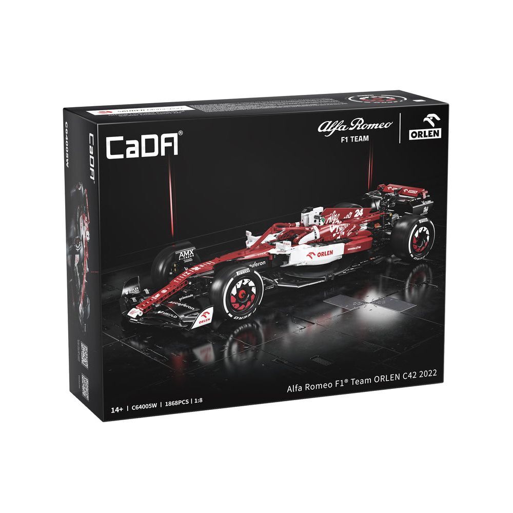 CaDA Alfa Romeo F1 Team ORLEN C42 (C64005W) Klemmbausteine Modell 1:8 – im GOLDSTEIN.SHOP verfügbar mit Gratisversand ab Schweizer Lager