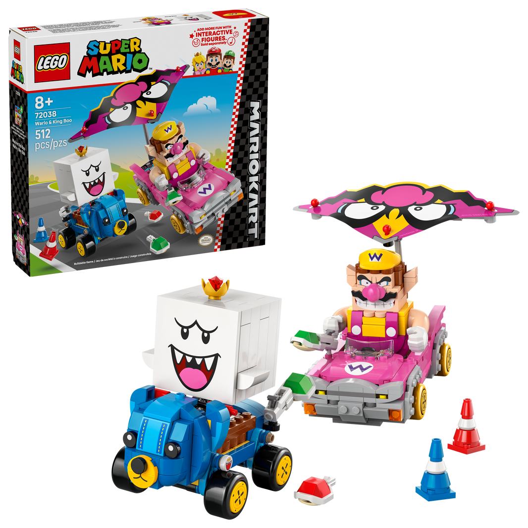 LEGO Super Mario - Mario Kart – Wario & König Buu Huu (72038)