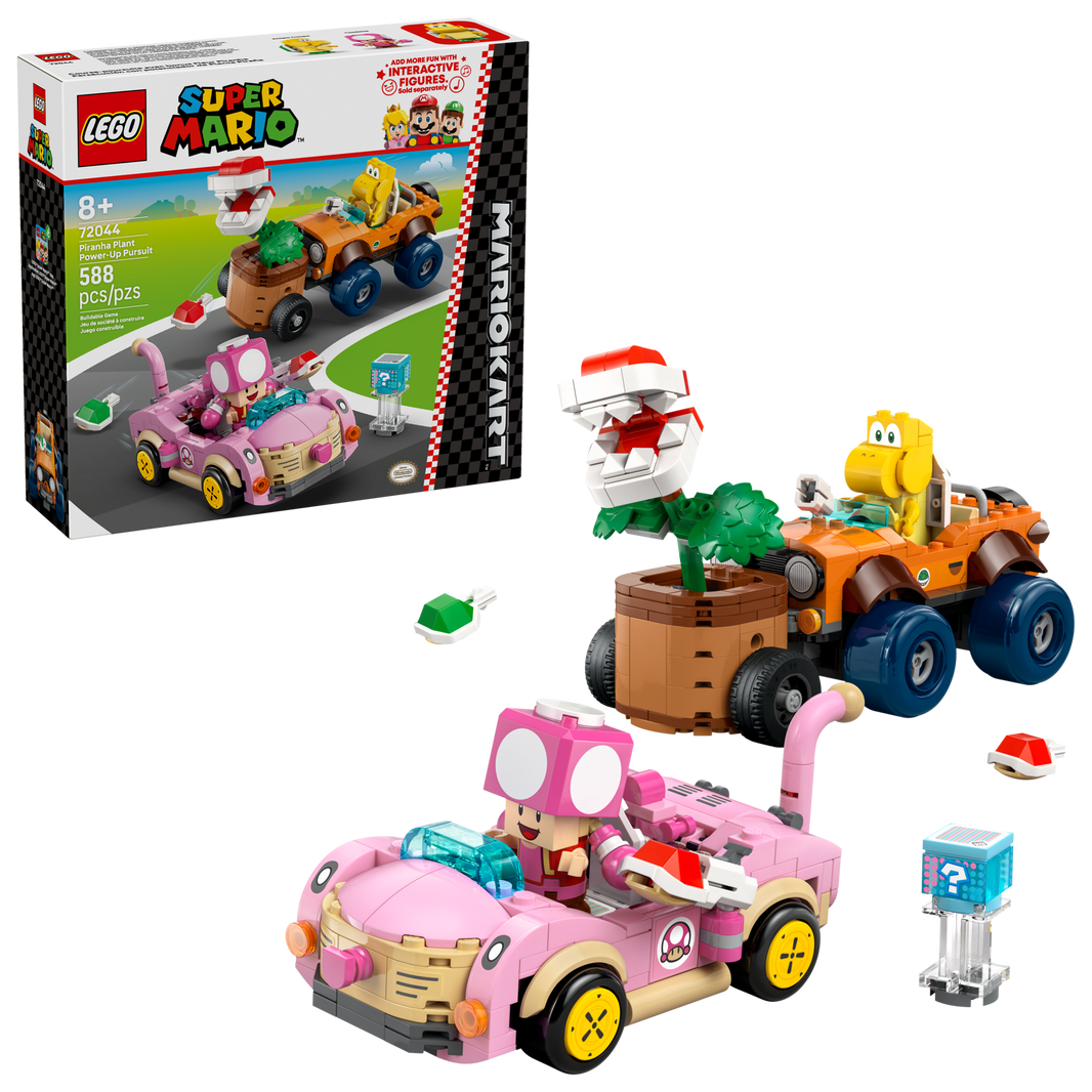 LEGO Super Mario - Mario Kart – Power-Up-Jagd mit Piranha-Pflanzen (72044)