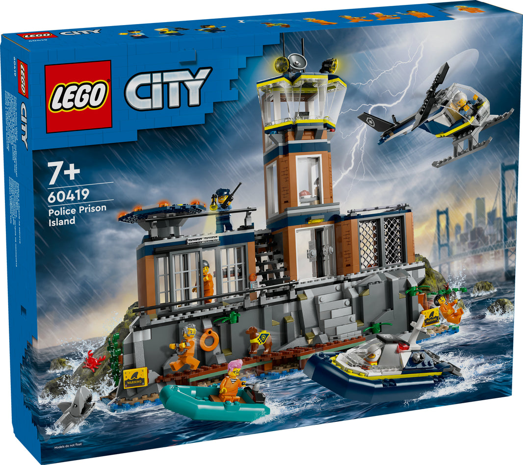 LEGO City - Polizeistation auf der Gefängnisinsel (60419) – im GOLDSTEIN.SHOP verfügbar mit Gratisversand ab Schweizer Lager