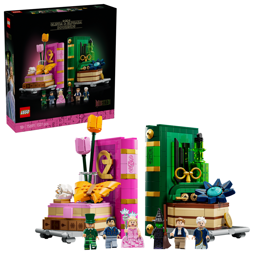 LEGO - „Wicked“ Glinda & Elphaba Buchstützen-Set (75691)