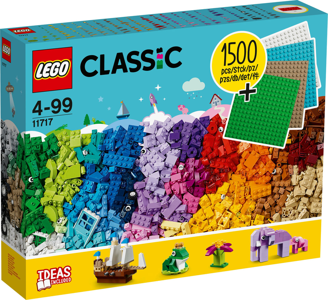 LEGO Classic - Extragrosse Steinebox mit Bauplatten (11717)