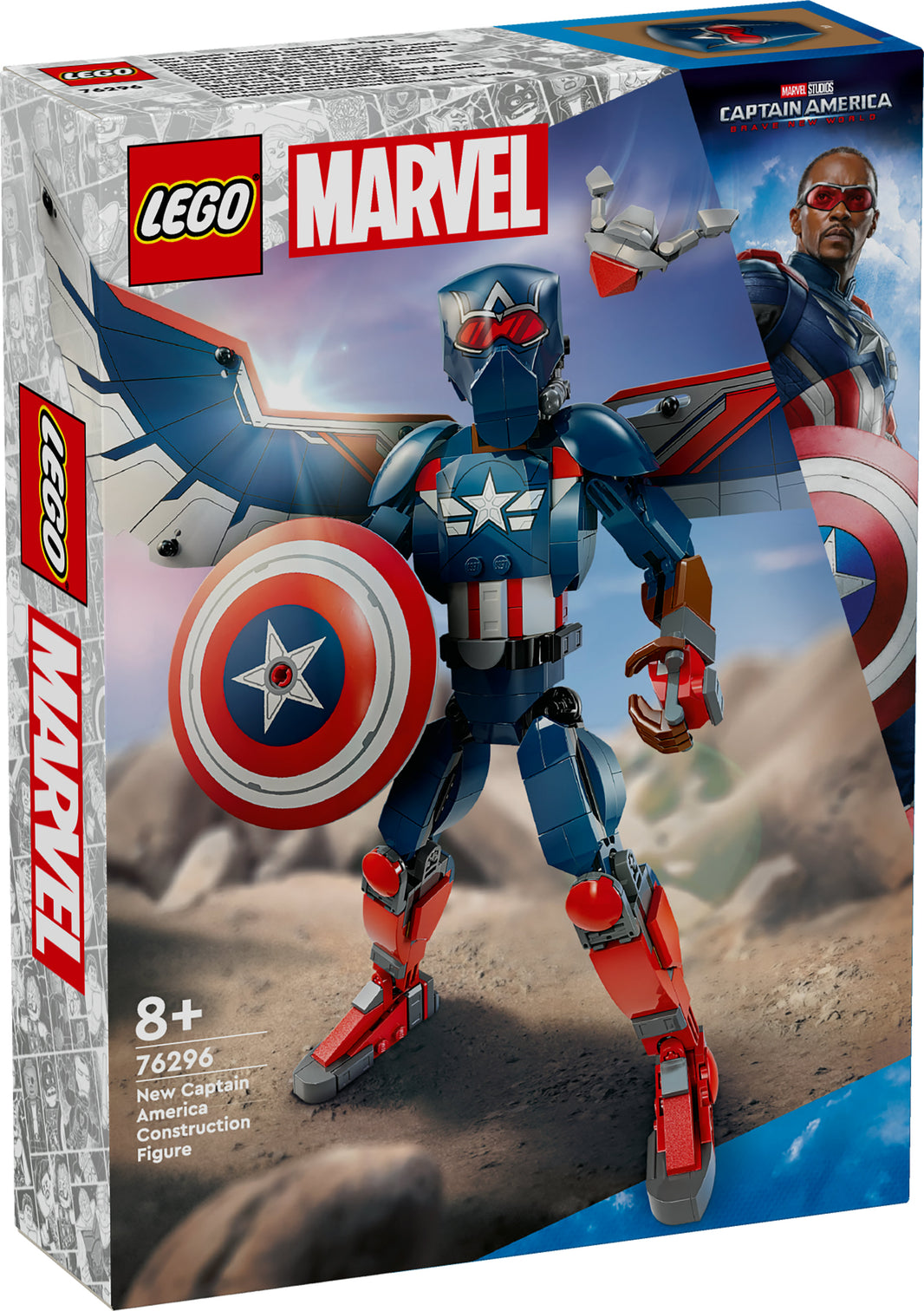 LEGO Marvel - New Captain America Baufigur (76296) – im GOLDSTEIN.SHOP verfügbar mit Gratisversand ab Schweizer Lager
