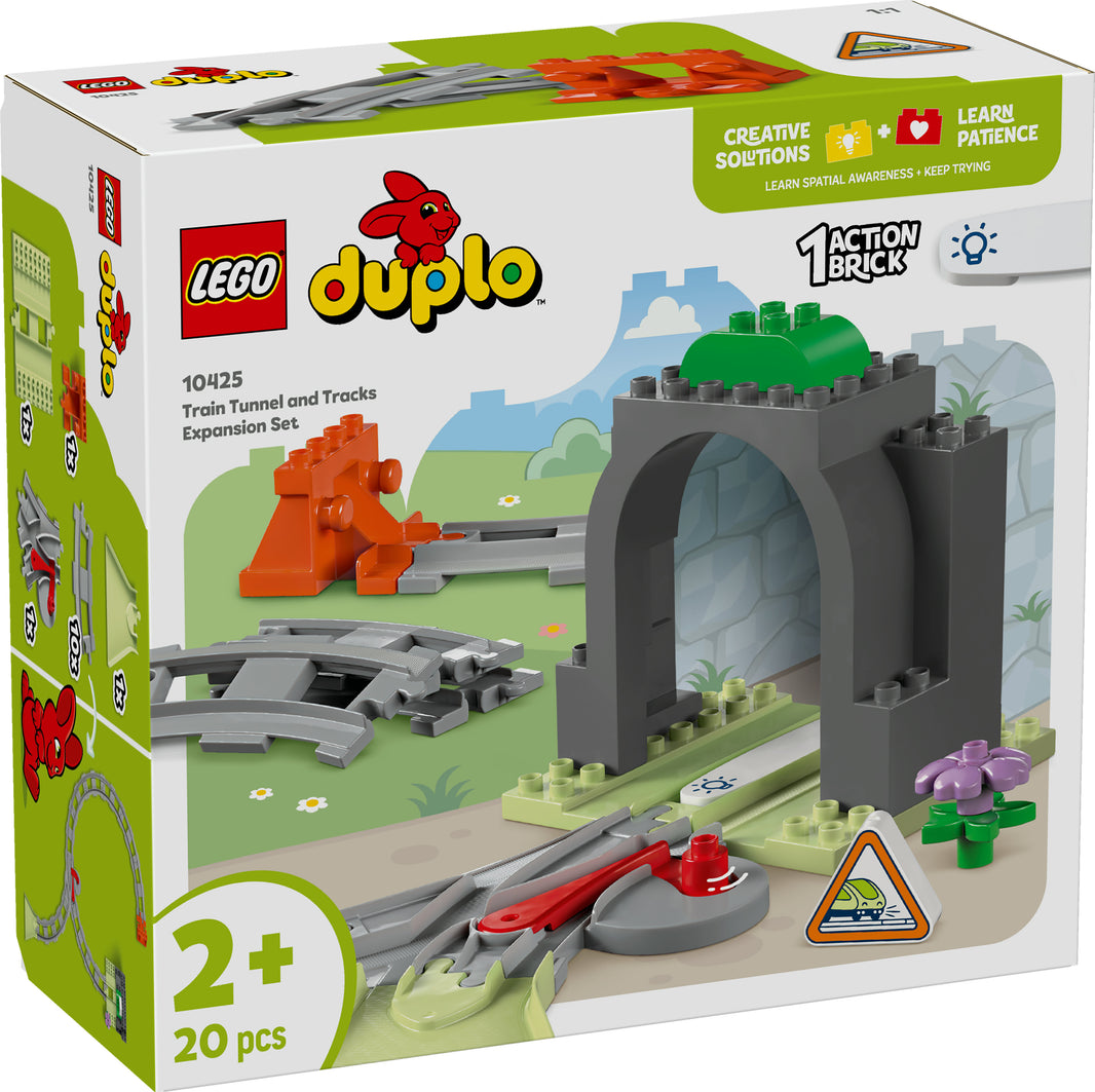 LEGO DUPLO Town - Eisenbahntunnel und Schienen – Erweiterungsset (10425) – im GOLDSTEIN.SHOP verfügbar mit Gratisversand ab Schweizer Lager