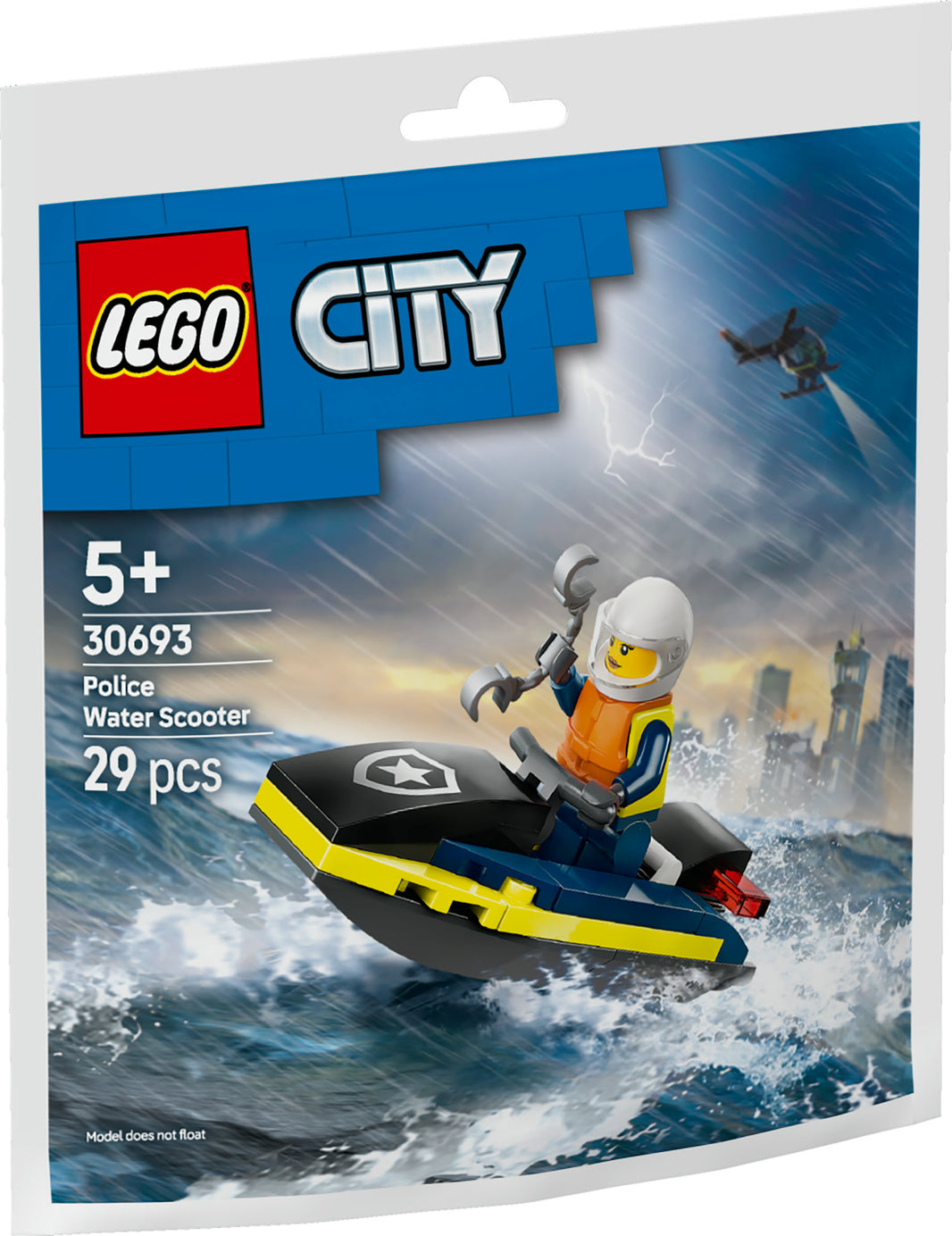 LEGO City - Polizei Jetski (30693) – im GOLDSTEIN.SHOP verfügbar mit Gratisversand ab Schweizer Lager
