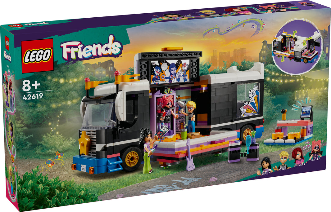 LEGO Friends - Popstar-Tourbus (42619) – im GOLDSTEIN.SHOP verfügbar mit Gratisversand ab Schweizer Lager