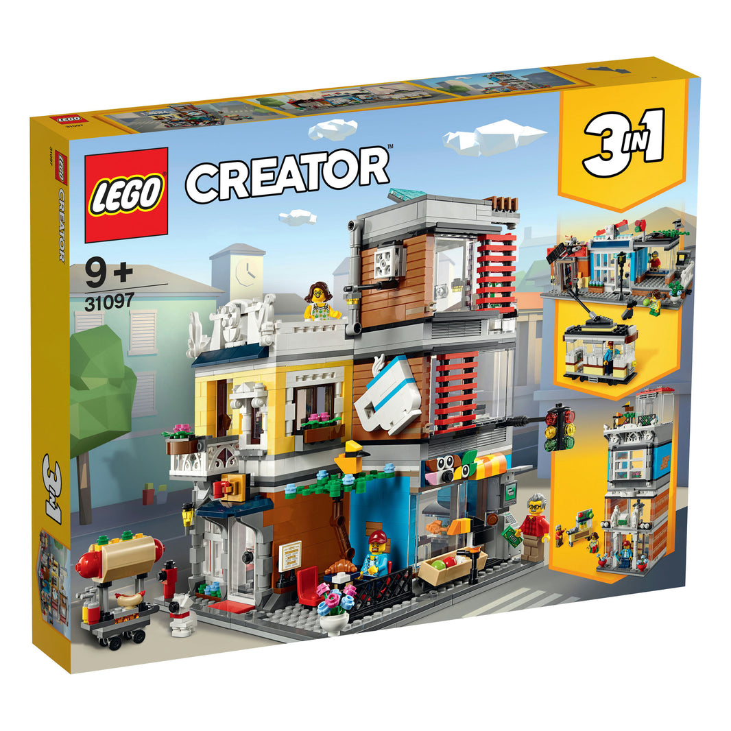 LEGO Creator - Stadthaus mit Zoohandlung & Café (31097)