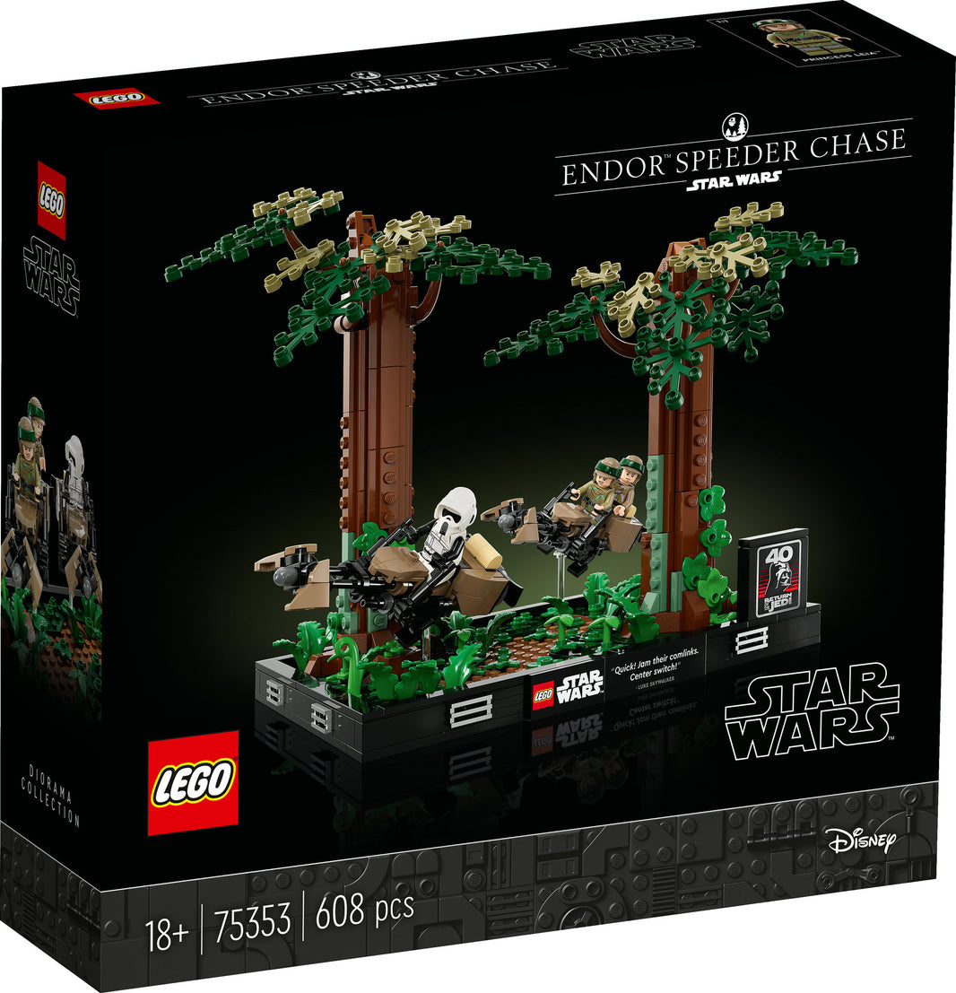 LEGO Star Wars - Verfolgungsjagd auf Endor – Diorama (75353) – im GOLDSTEIN.SHOP verfügbar mit Gratisversand ab Schweizer Lager