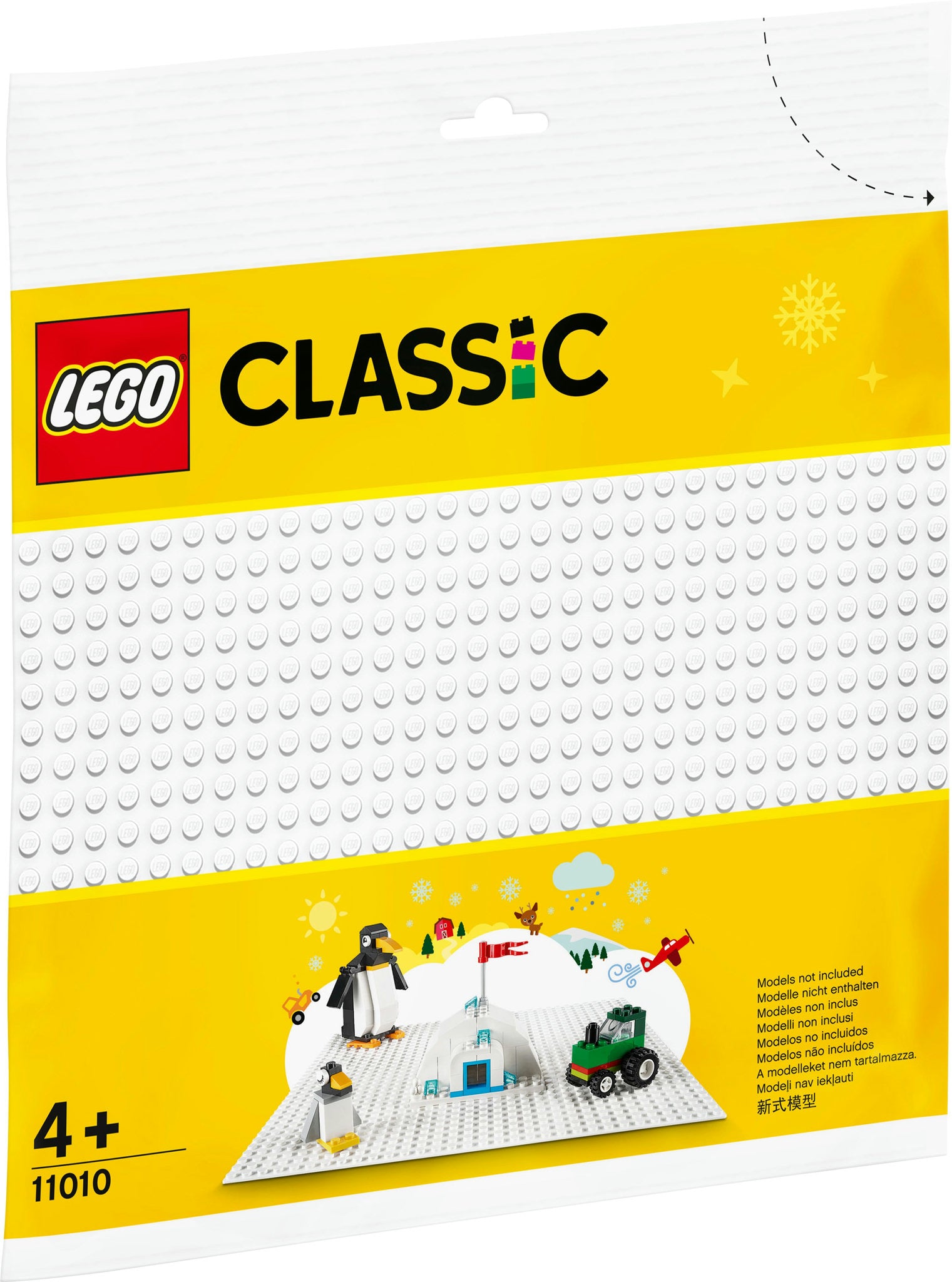 LEGO Classic - Weisse Bauplatte (11010)