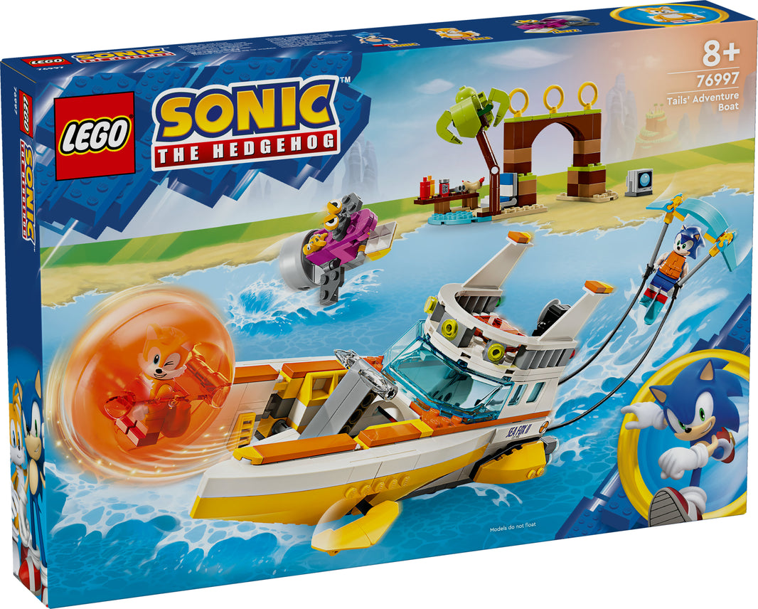 LEGO Sonic the Hedgehog - Tails‘ Abenteuerboot (76997) – im GOLDSTEIN.SHOP verfügbar mit Gratisversand ab Schweizer Lager