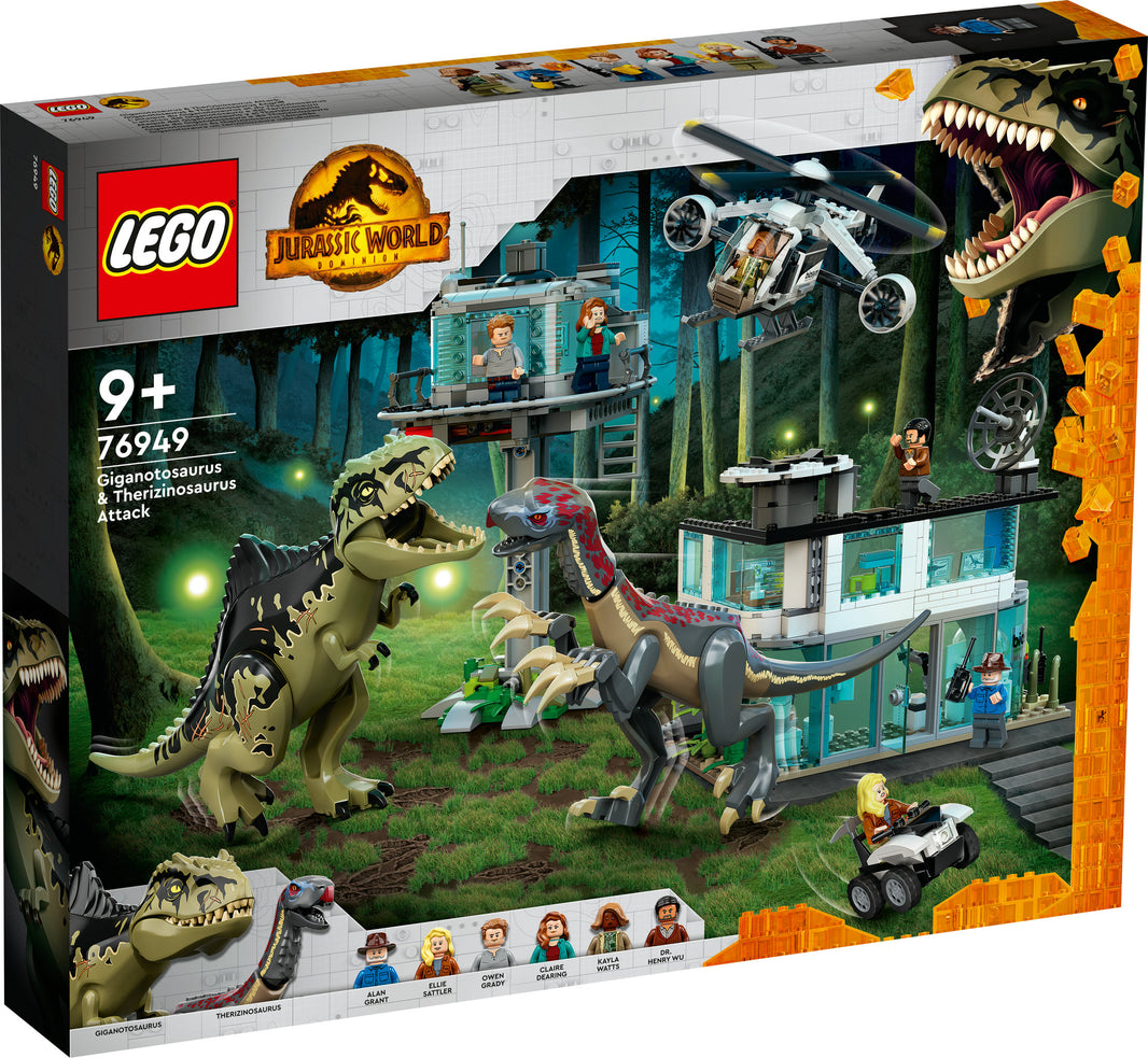 LEGO Jurassic World - Giganotosaurus & Therizinosaurus Angriff (76949)