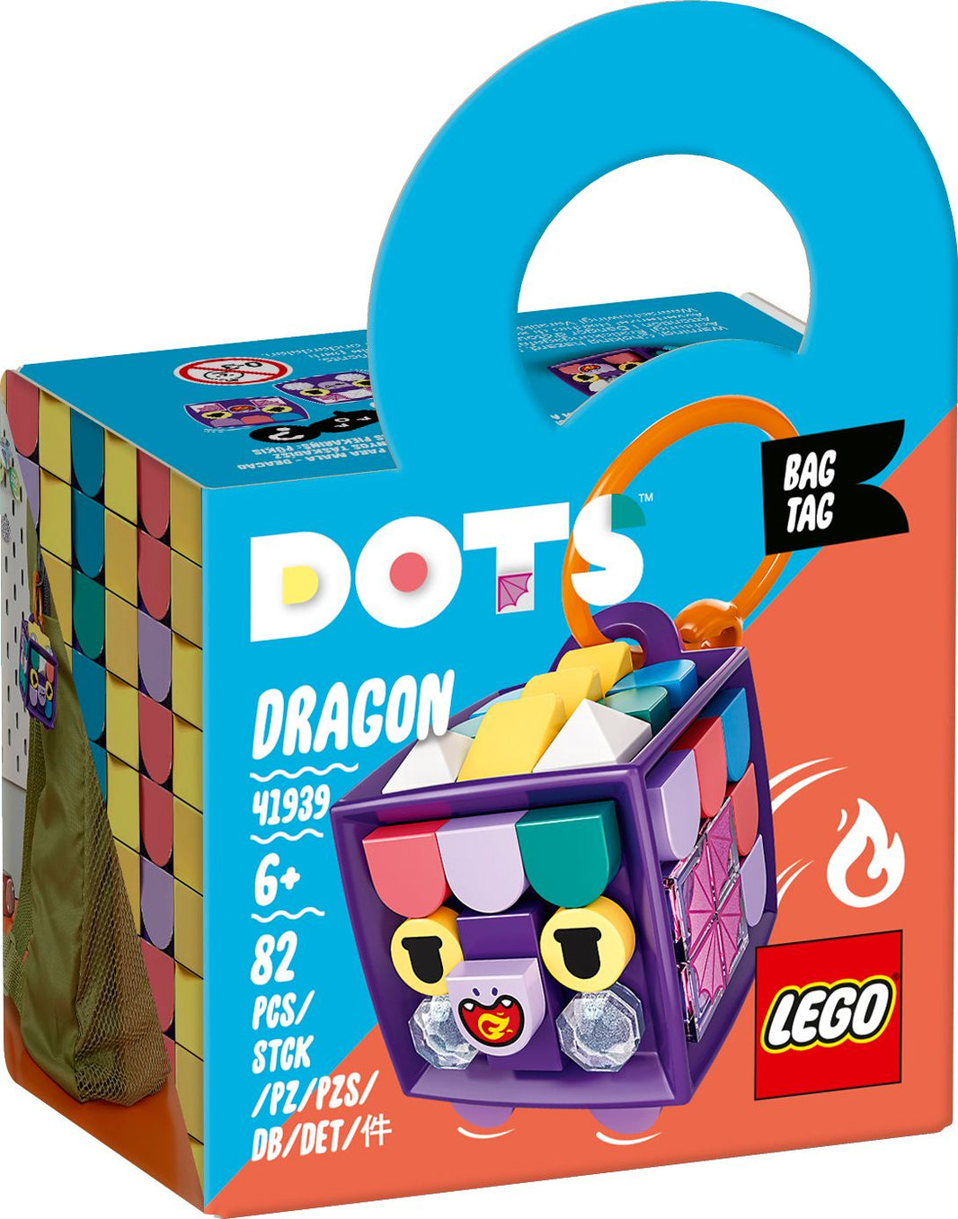 LEGO DOTS - Taschenanhänger Drache (41939)