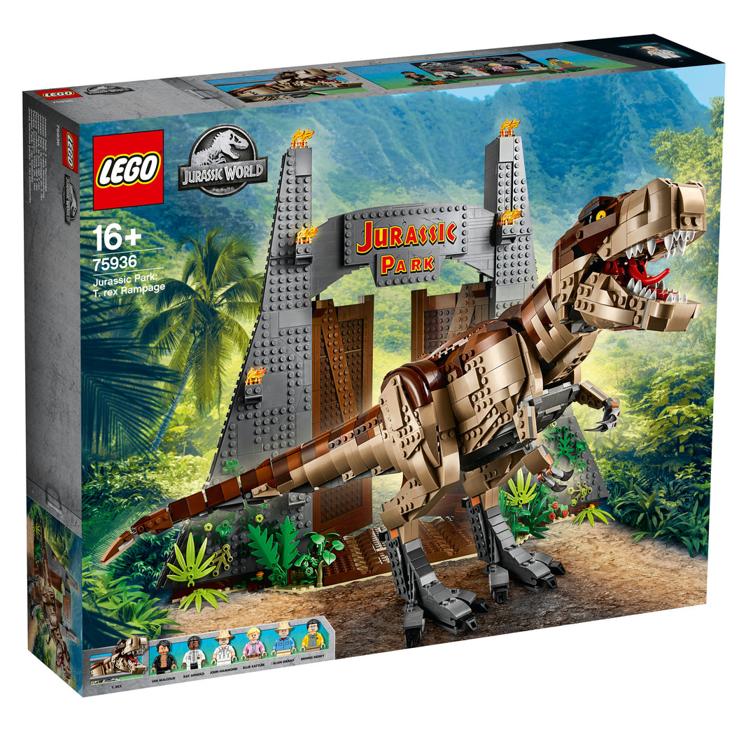 LEGO Jurassic World - Jurassic Park: T.Rex' Verwüstung (75936)