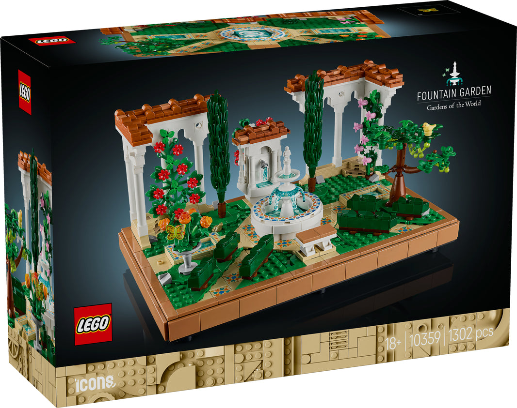 LEGO Icons - Springbrunnengarten (10359) – im GOLDSTEIN.SHOP verfügbar mit Gratisversand ab Schweizer Lager
