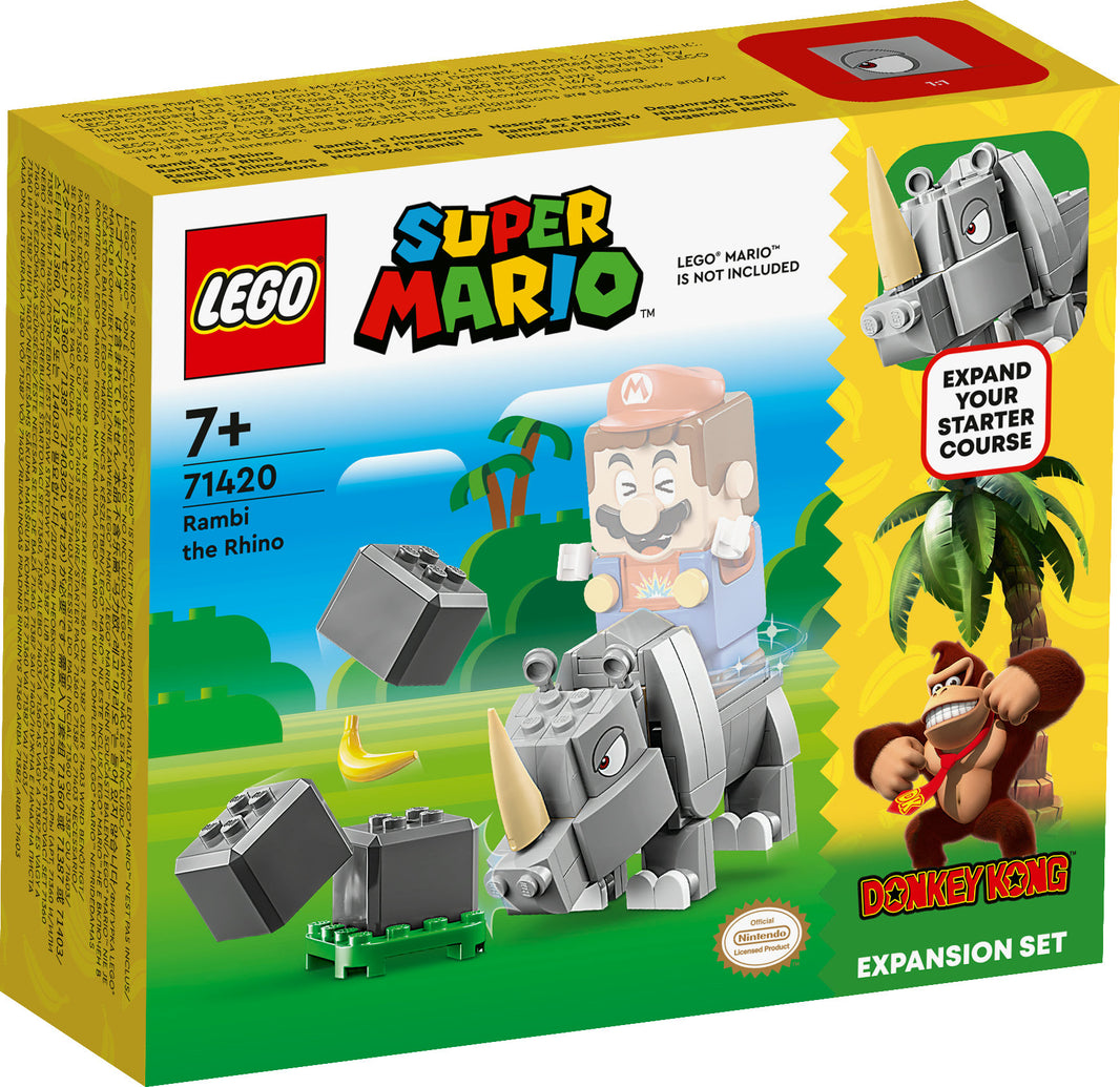 LEGO Super Mario - Rambi das Rhino – Erweiterungsset (71420) – im GOLDSTEIN.SHOP verfügbar mit Gratisversand ab Schweizer Lager