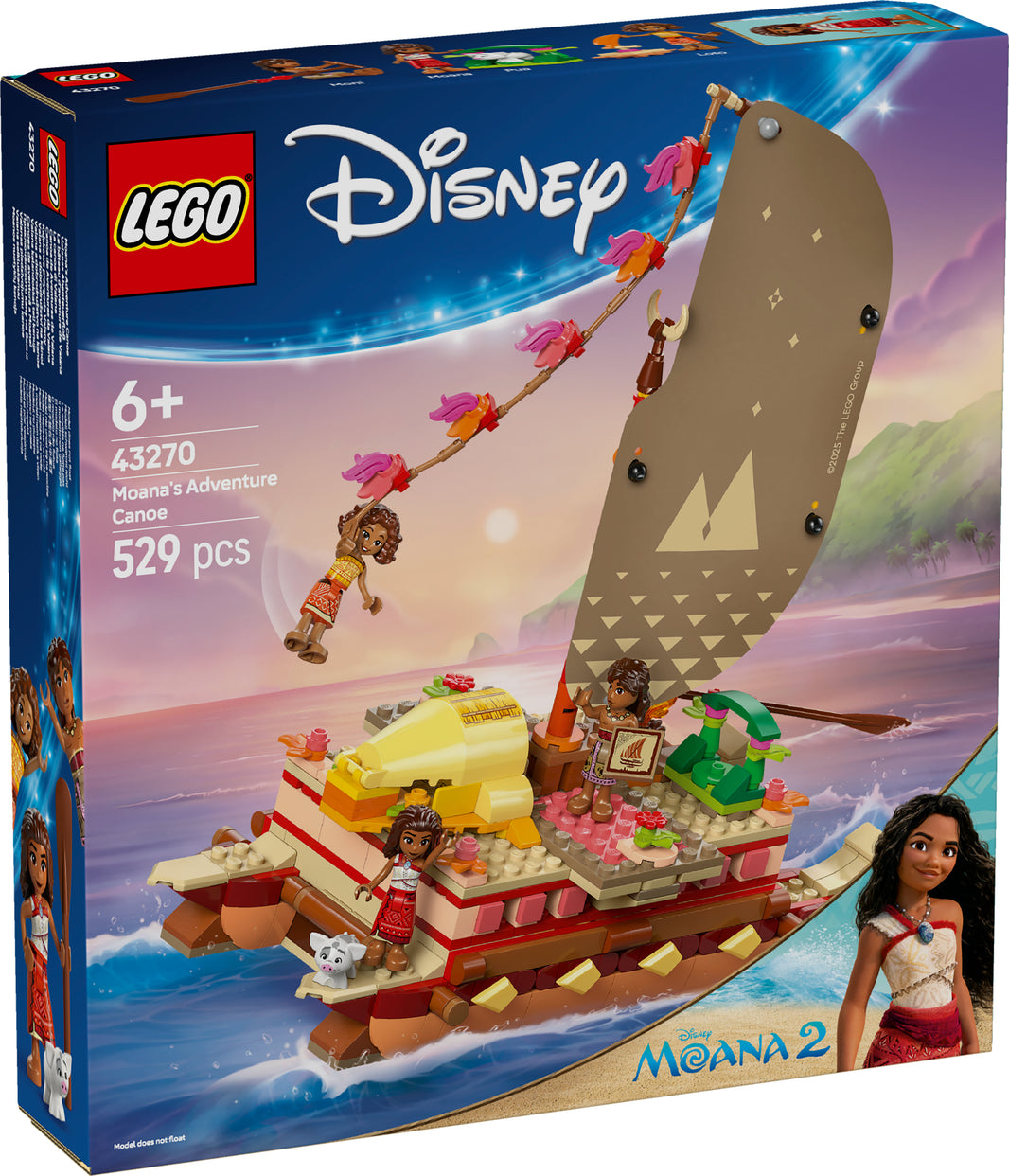 LEGO Disney Princess - Vaianas Abenteuerfloss (43270) – im GOLDSTEIN.SHOP verfügbar mit Gratisversand ab Schweizer Lager