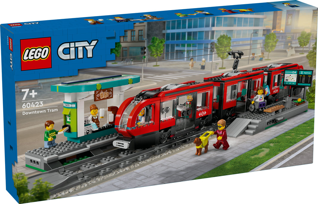 LEGO City - Strassenbahn mit Haltestelle (60423) – im GOLDSTEIN.SHOP verfügbar mit Gratisversand ab Schweizer Lager
