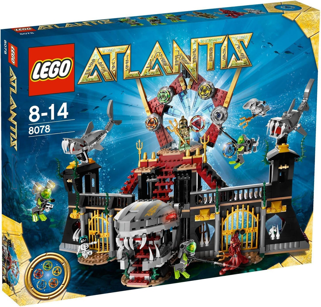 LEGO Atlantis Grosse Haifestung (8078) – im GOLDSTEIN.SHOP verfügbar mit Gratisversand ab Schweizer Lager