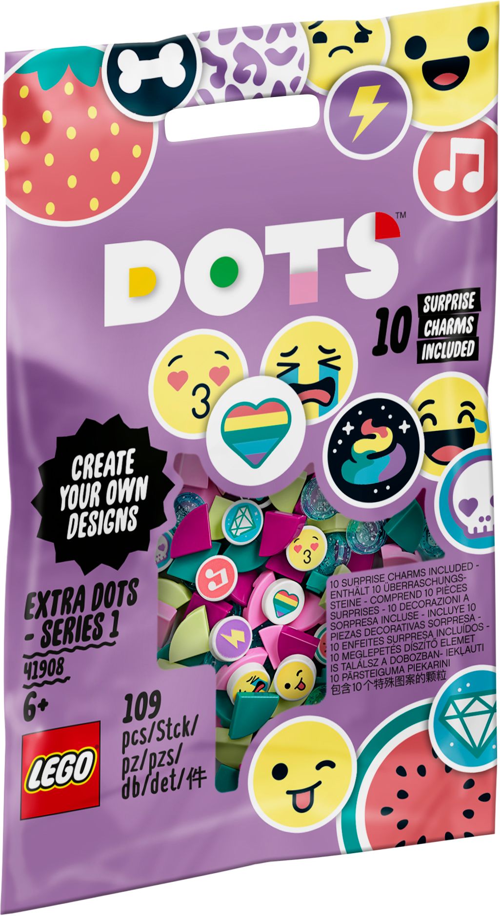 LEGO DOTS - Armband Ergänzungsset Smiley (41908)