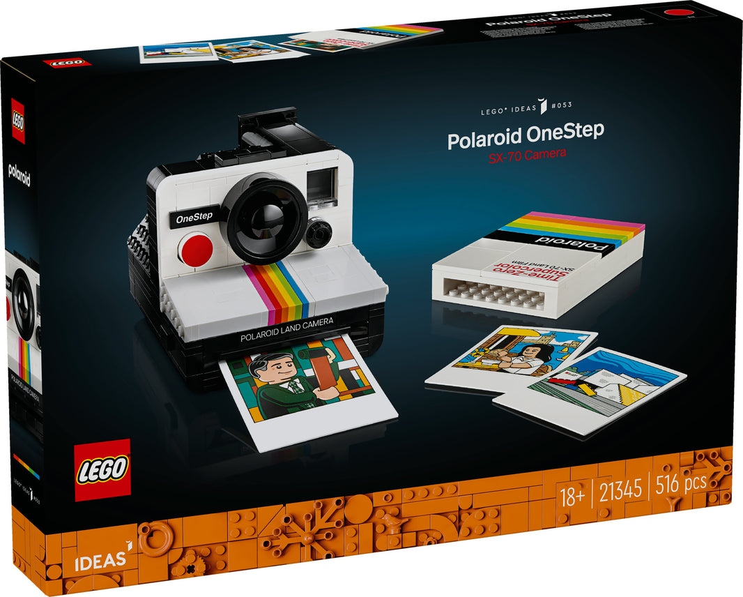 LEGO Ideas - Polaroid OneStep SX-70 Sofortbildkamera (21345) – im GOLDSTEIN.SHOP verfügbar mit Gratisversand ab Schweizer Lager