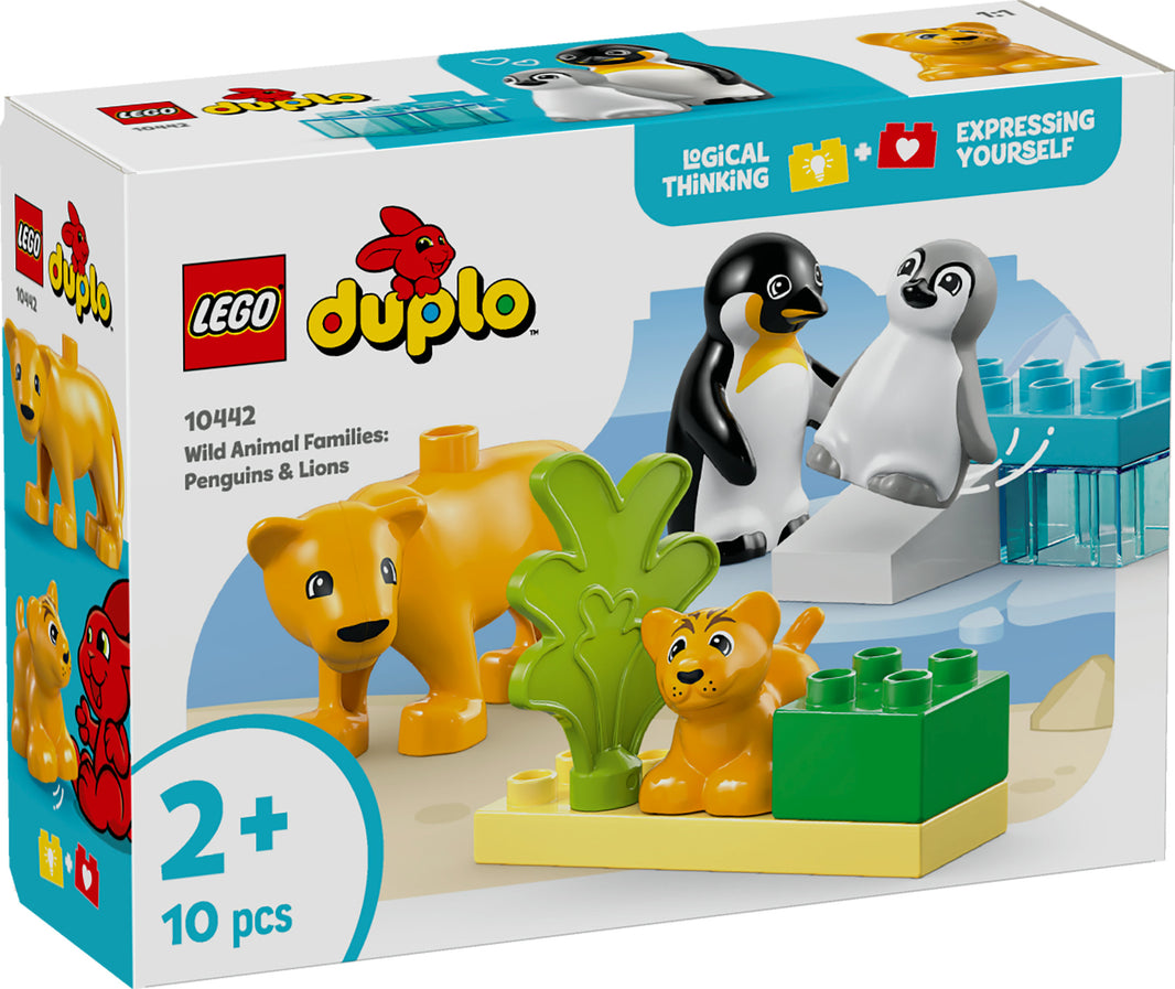 LEGO DUPLO Town - Wildtier-Familien: Pinguine und Löwen (10442) – im GOLDSTEIN.SHOP verfügbar mit Gratisversand ab Schweizer Lager