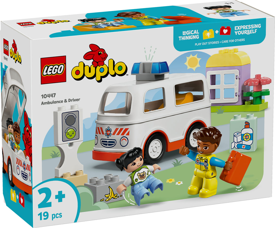 LEGO DUPLO Town - Rettungswagen mit Fahrer (10447) – im GOLDSTEIN.SHOP verfügbar mit Gratisversand ab Schweizer Lager