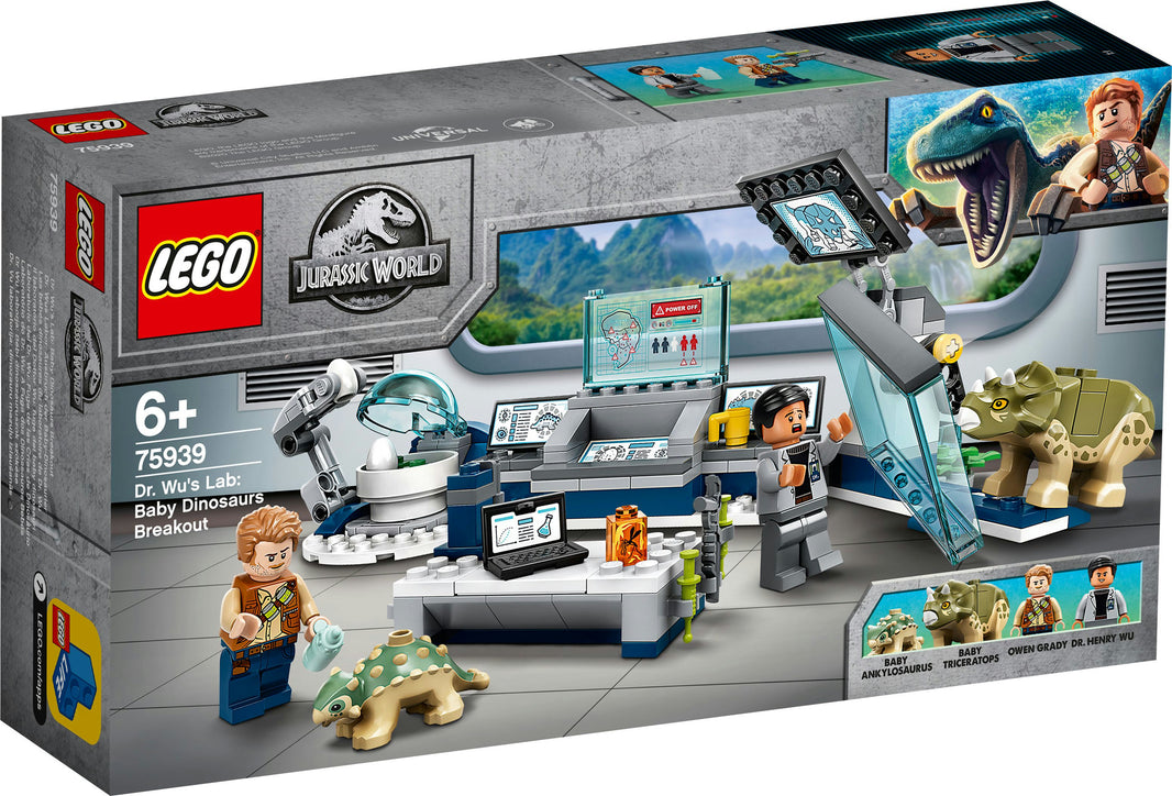 LEGO Jurassic World - Dr. Wus Labor: Ausbruch der Baby-Dinosaurier (75939)