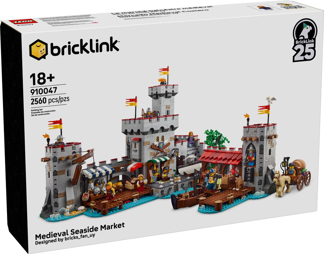 LEGO Bricklink - Markt am Meer im Mittelalter (910047)