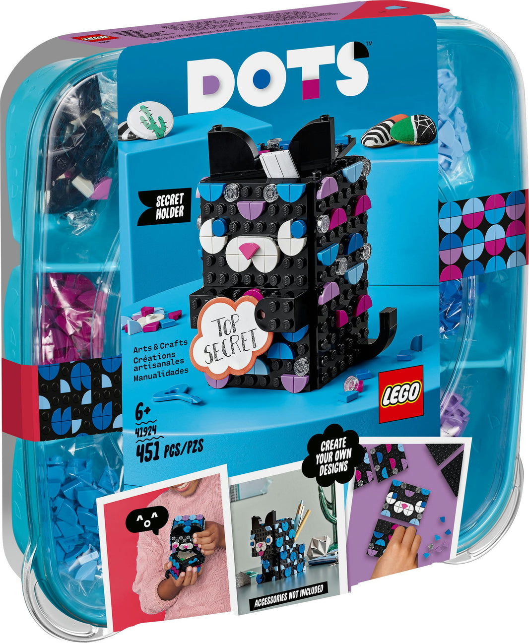 LEGO DOTS - Geheimbox Katze (41924)