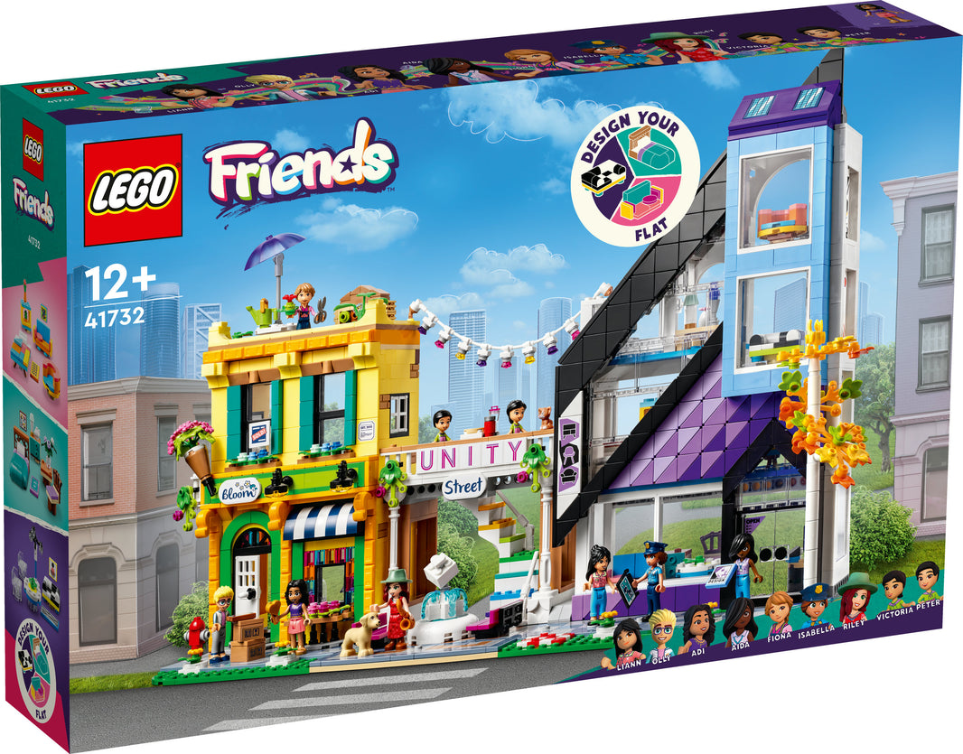 LEGO Friends - Stadtzentrum (41732) – im GOLDSTEIN.SHOP verfügbar mit Gratisversand ab Schweizer Lager