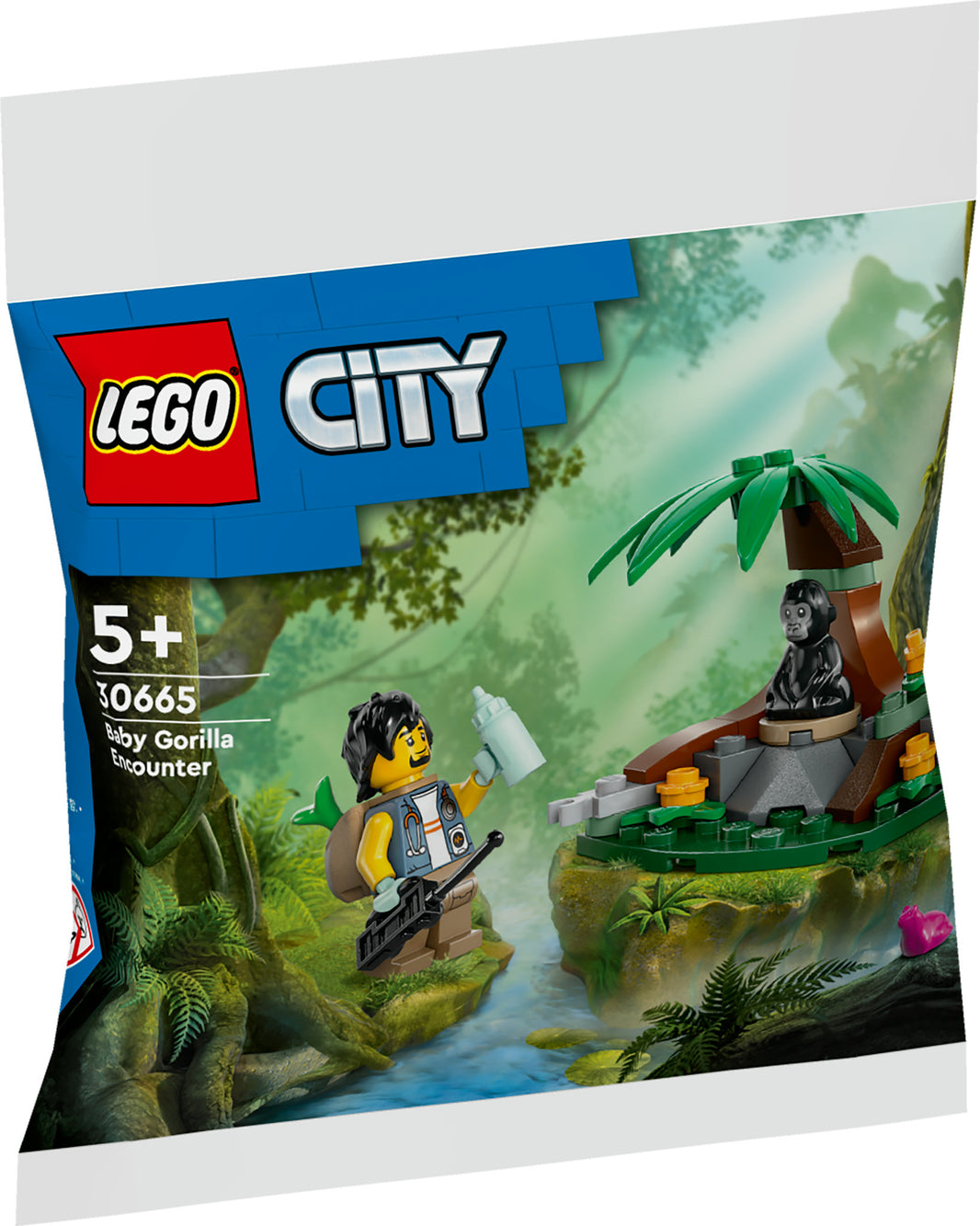 LEGO City - Dschungelforscher mit Baby-Gorilla (30665) – im GOLDSTEIN.SHOP verfügbar mit Gratisversand ab Schweizer Lager