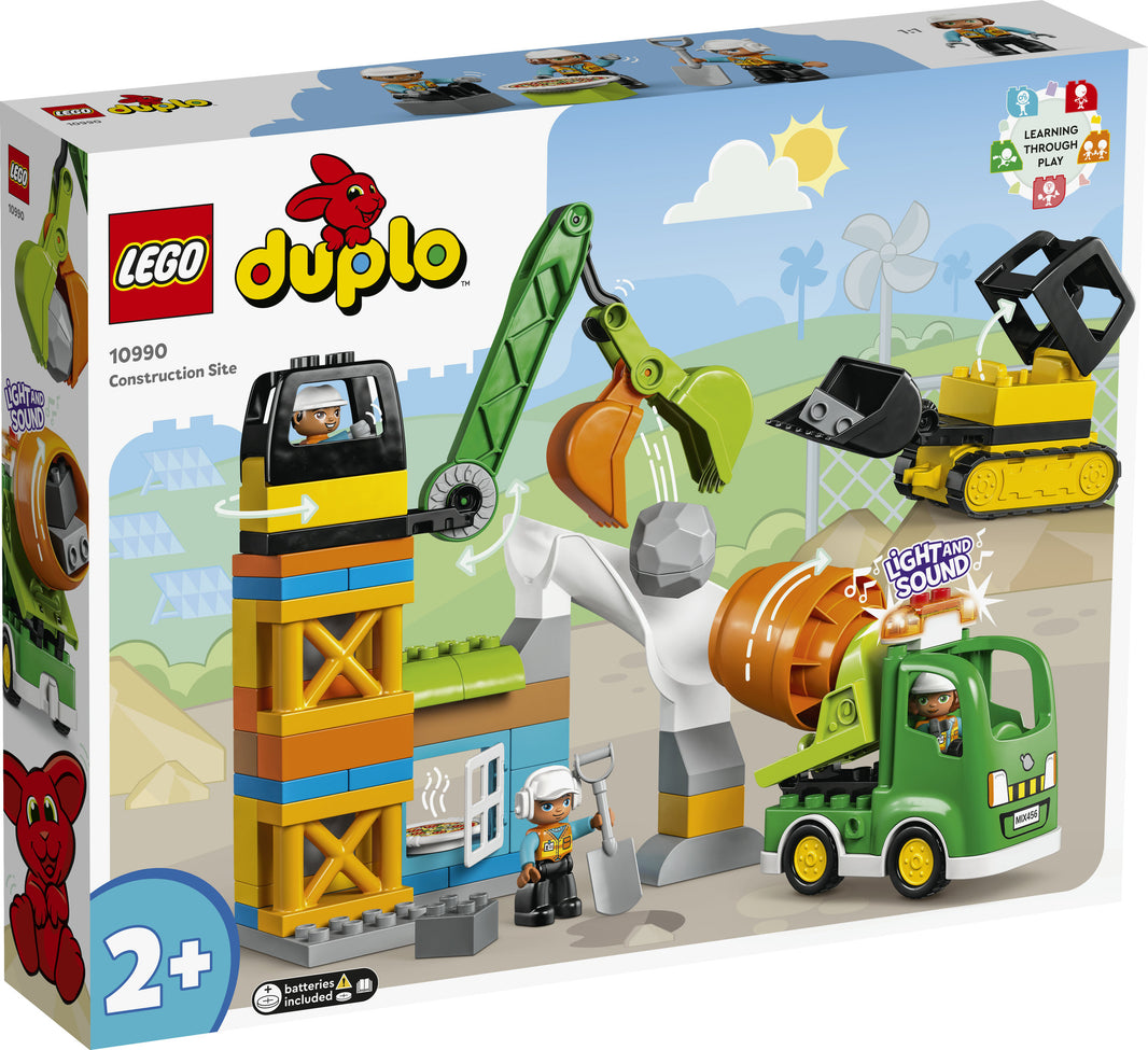 LEGO DUPLO Town - Baustelle mit Baufahrzeugen (10990)