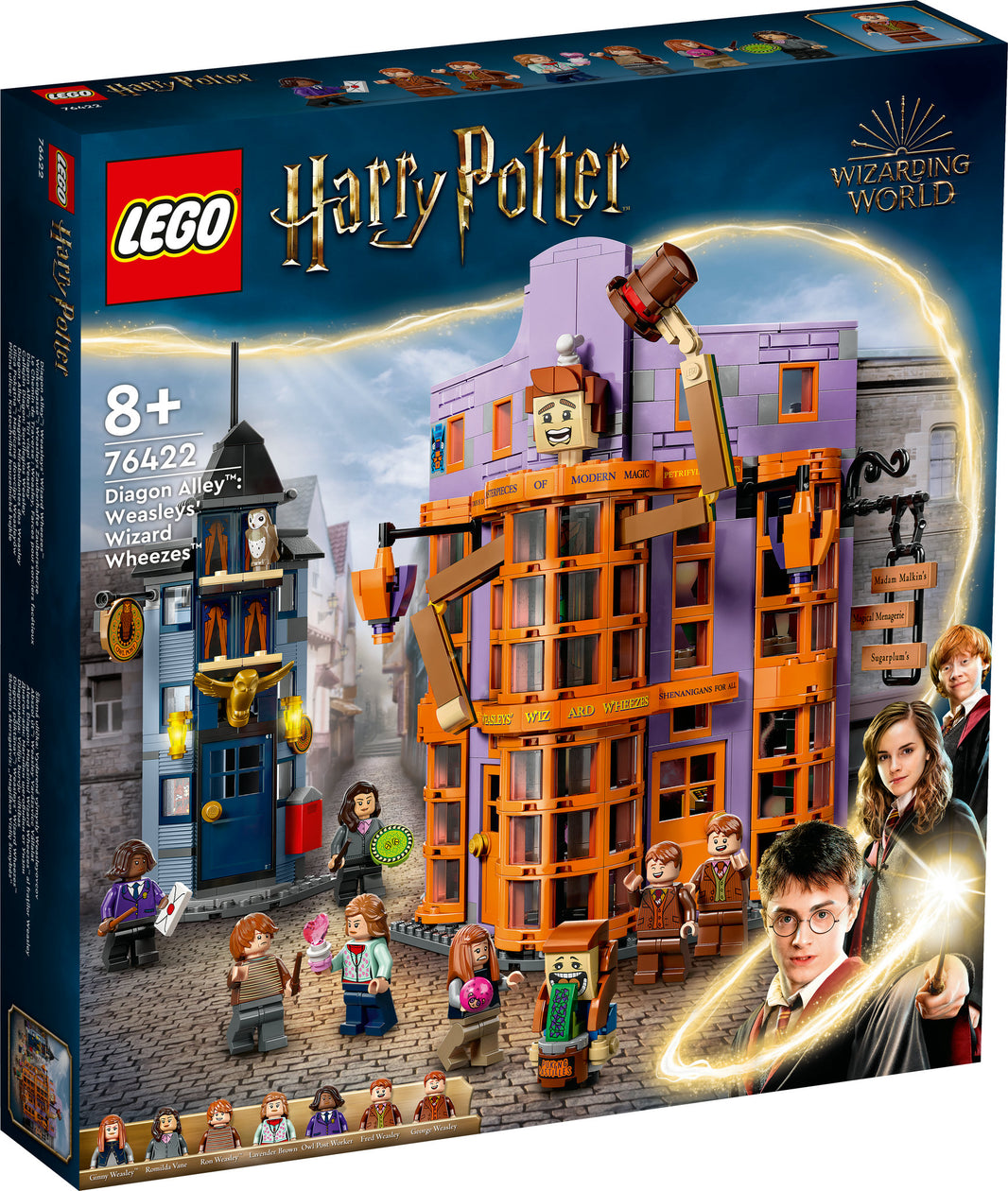LEGO Harry Potter - Winkelgasse: Weasleys Zauberhafte Zauberscherze (76422) – im GOLDSTEIN.SHOP verfügbar mit Gratisversand ab Schweizer Lager