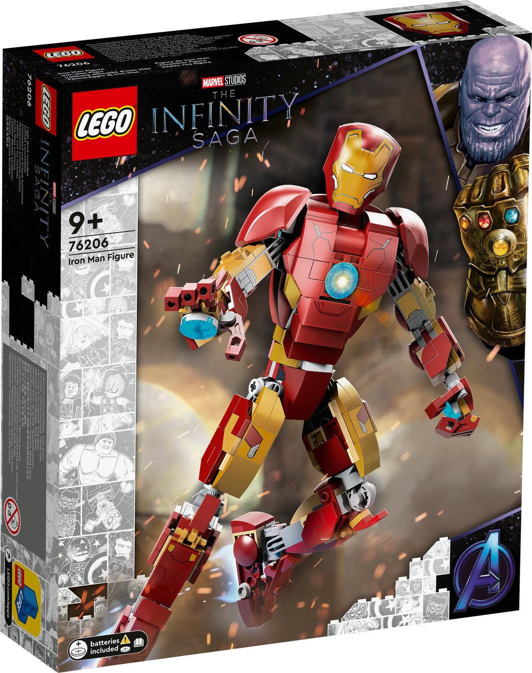 LEGO Marvel - Iron Man Figur (76206)