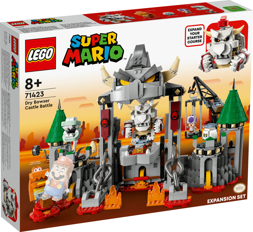 LEGO Super Mario - Knochen-Bowsers Festungsschlacht – Erweiterungsset (71423) – im GOLDSTEIN.SHOP verfügbar mit Gratisversand ab Schweizer Lager