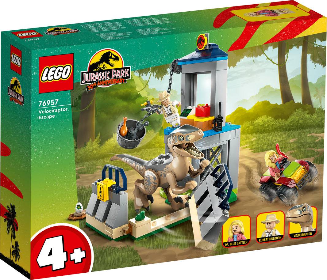 LEGO Jurassic World - Flucht des Velociraptors (76957) – im GOLDSTEIN.SHOP verfügbar mit Gratisversand ab Schweizer Lager