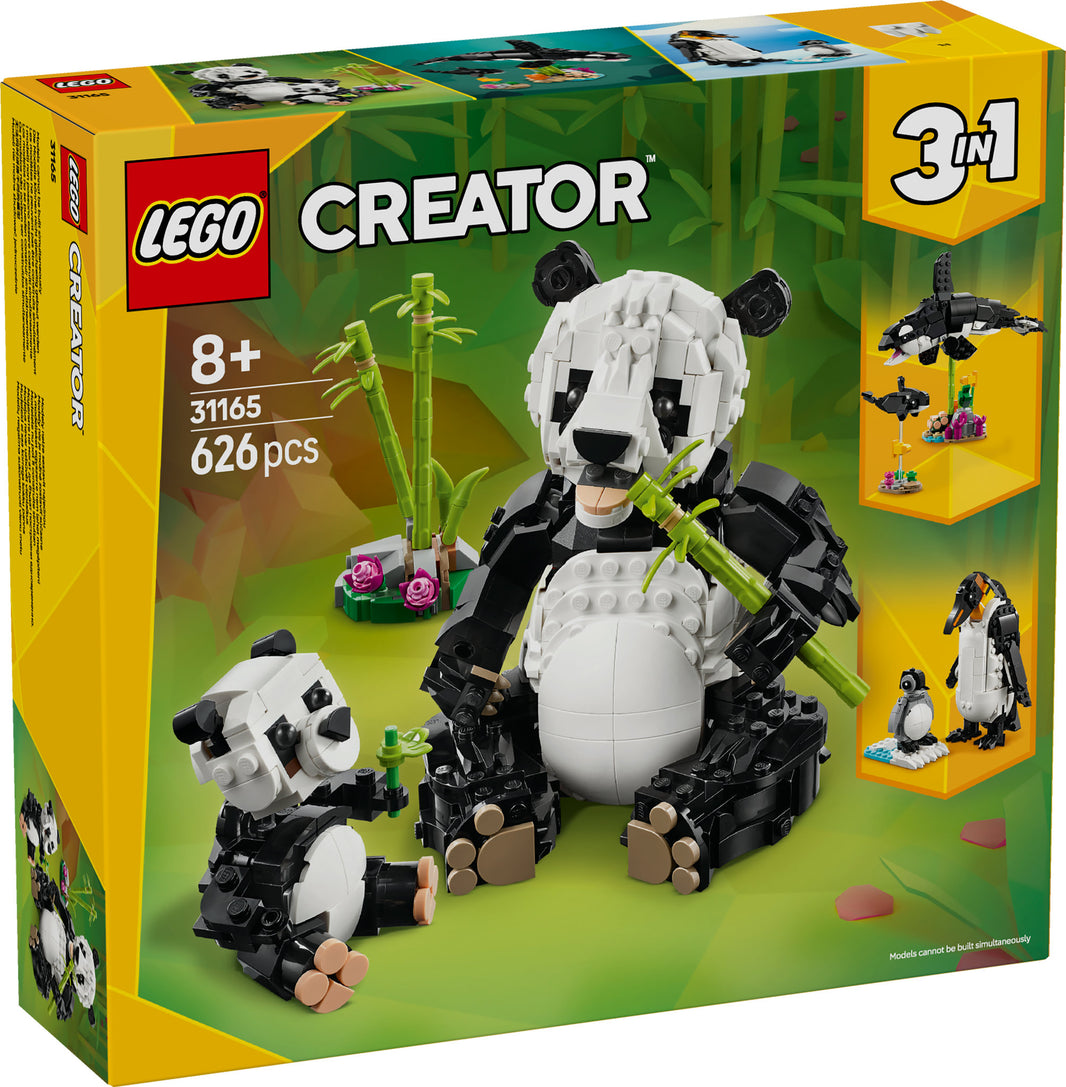 LEGO Creator - Wilde Tiere: Pandafamilie (31165) – im GOLDSTEIN.SHOP verfügbar mit Gratisversand ab Schweizer Lager