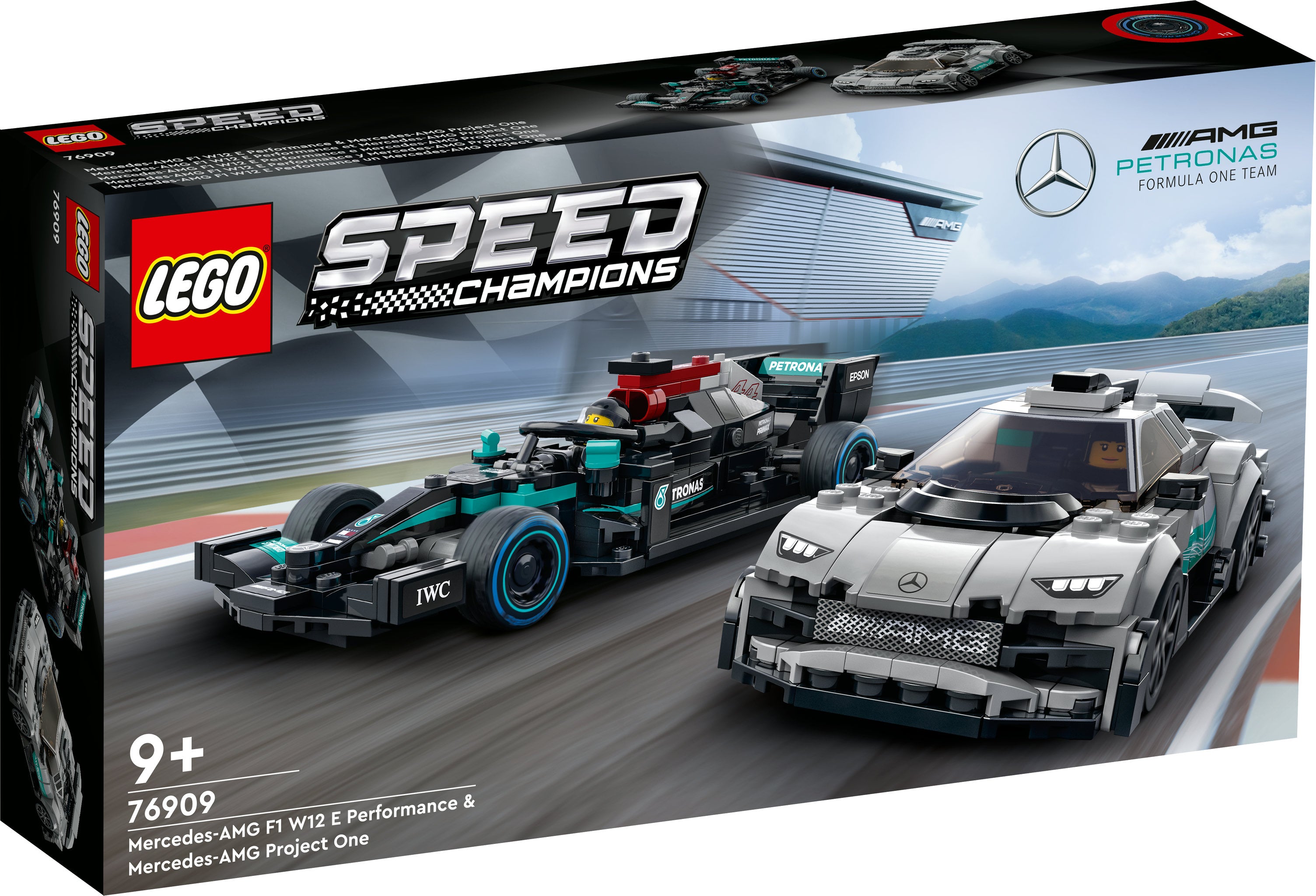 LEGO Speed Champions - Mercedes-AMG F1 W12 E Performance & Mercedes-AMG Project One (76909)