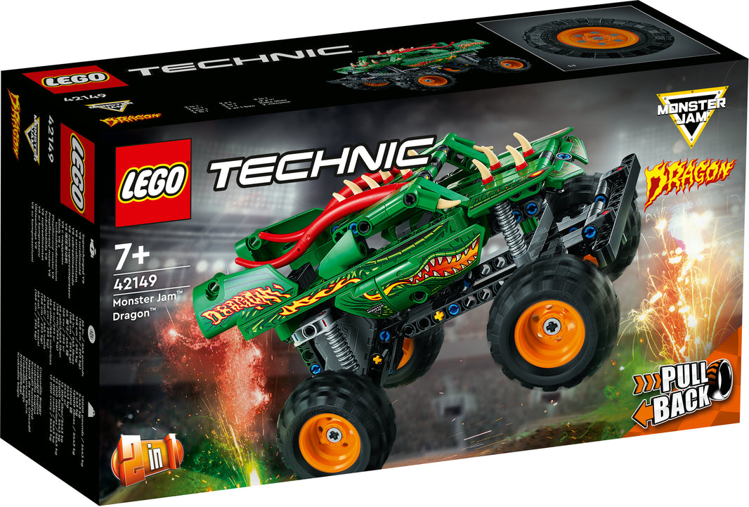 LEGO Technic - Monster Jam Dragon (42149) – im GOLDSTEIN.SHOP verfügbar mit Gratisversand ab Schweizer Lager