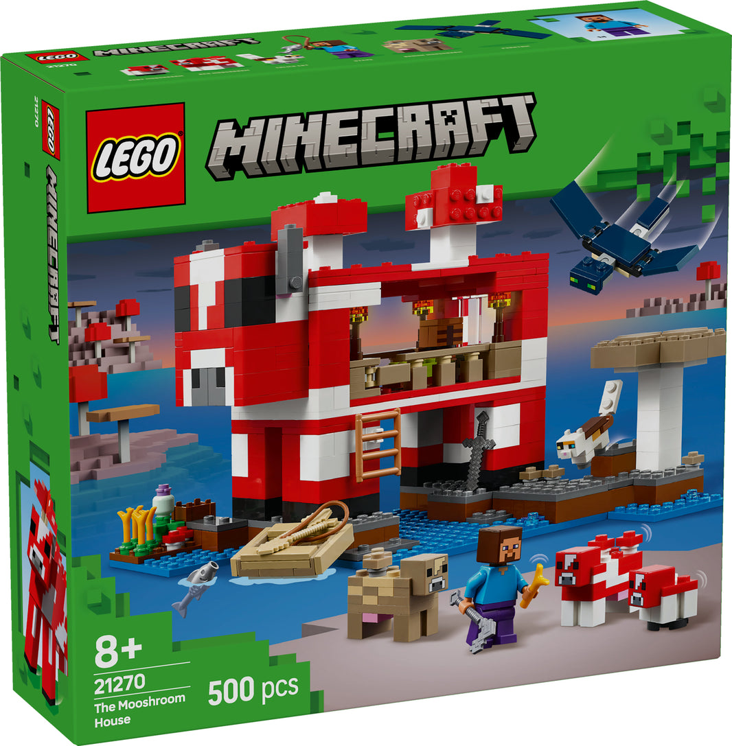 LEGO Minecraft - Das Pilzkuh-Haus (21270) – im GOLDSTEIN.SHOP verfügbar mit Gratisversand ab Schweizer Lager
