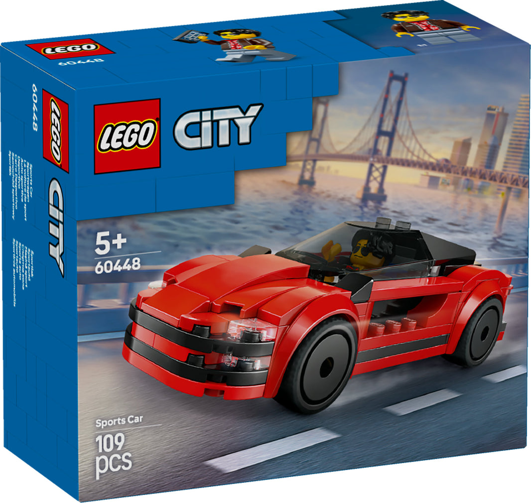 LEGO City - Roter Sportwagen (60448) – im GOLDSTEIN.SHOP verfügbar mit Gratisversand ab Schweizer Lager