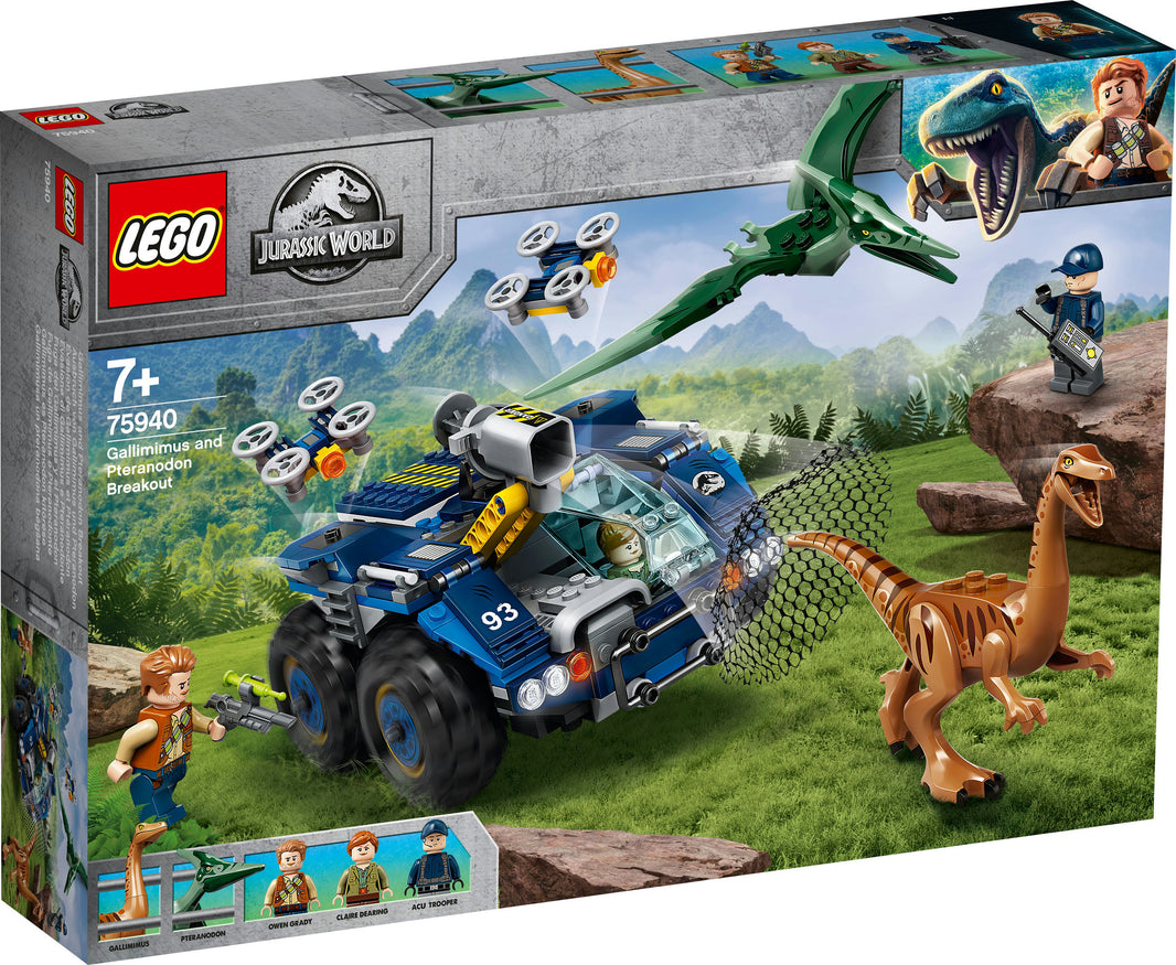 LEGO Jurassic World - Ausbruch von Gallimimus und Pteranodon (75940)