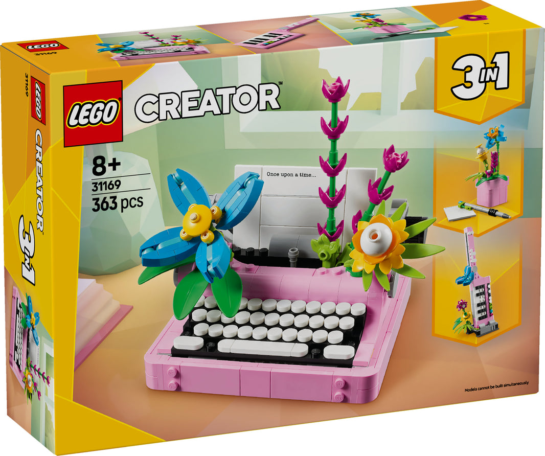 LEGO Creator - Schreibmaschine mit Blumen (31169) – im GOLDSTEIN.SHOP verfügbar mit Gratisversand ab Schweizer Lager