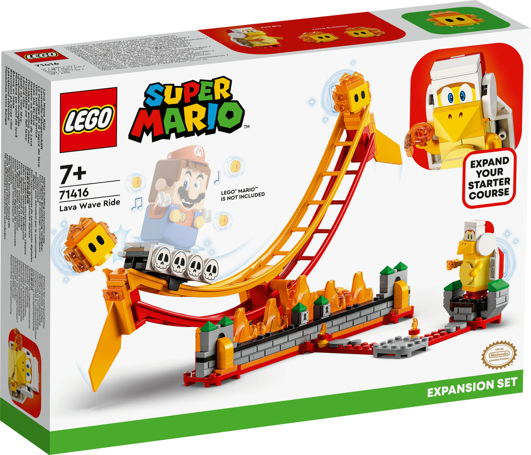 LEGO Super Mario - Lavawelle-Fahrgeschäft – Erweiterungsset (71416) – im GOLDSTEIN.SHOP verfügbar mit Gratisversand ab Schweizer Lager