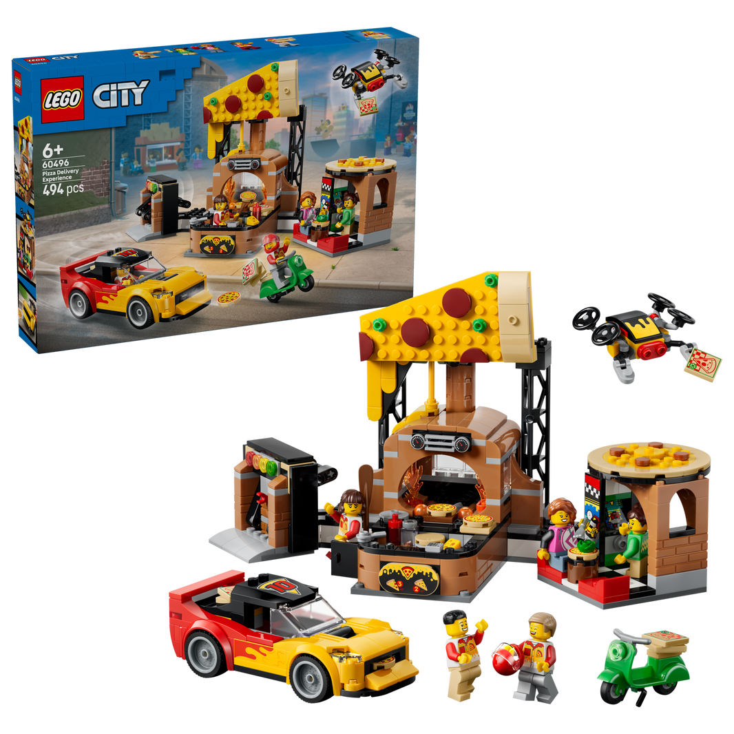 LEGO City - Pizza-Liefererlebnis mit Fahrzeugen (60496)