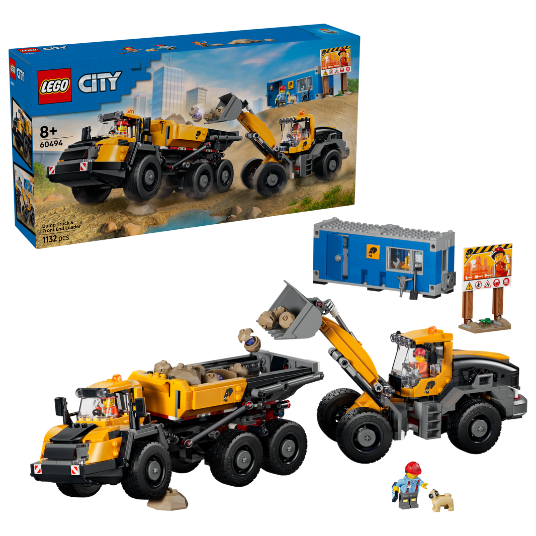 LEGO City - Kipplaster und Schaufellader (60494)