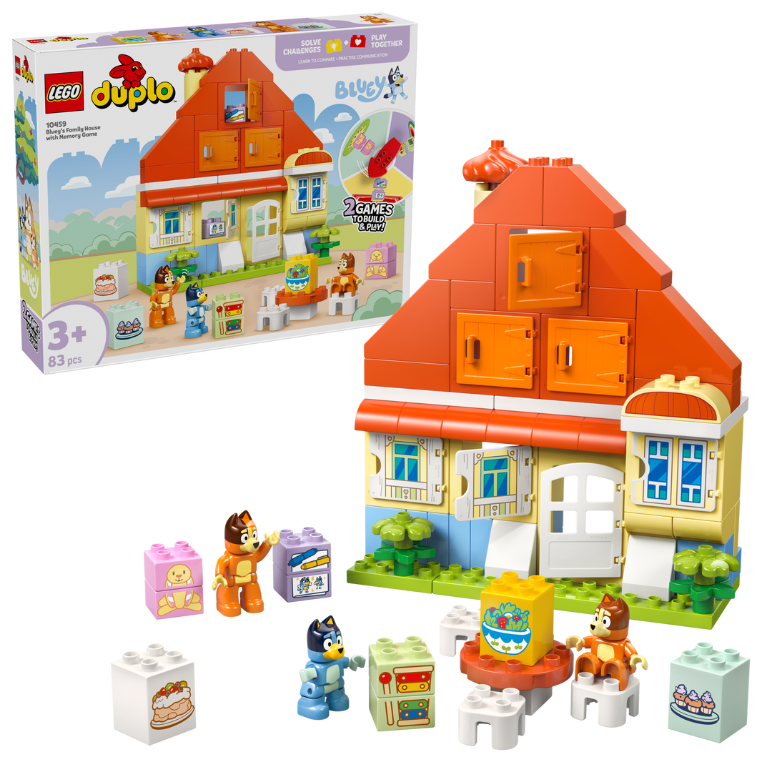 LEGO Duplo - Blueys Familienhaus mit Memory-Spiel (10459)