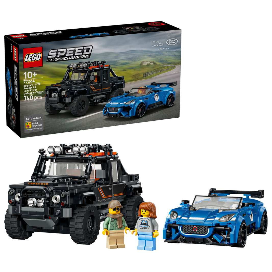 LEGO Speed Champions - Jaguar Project 7 & Land Rover Defender (77264)