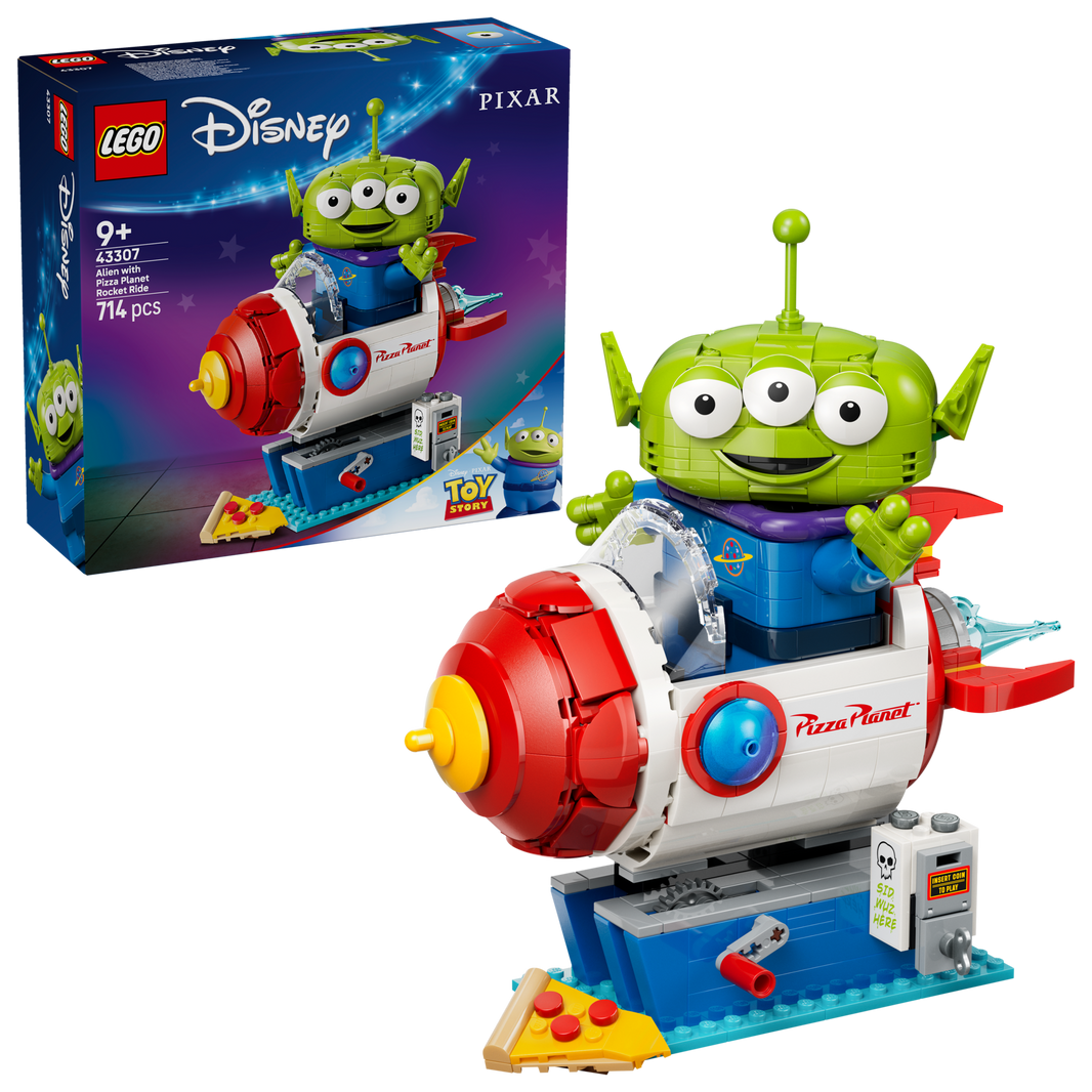 LEGO Disney - Alien mit Pizza Planet Raketenfahrt (43307)