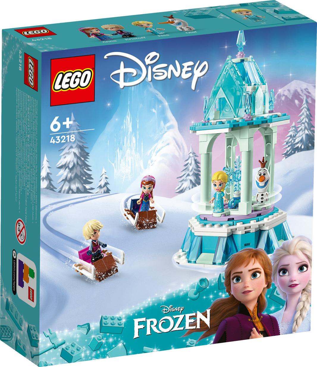 LEGO Disney Princess - Annas und Elsas magisches Karussell (43218) – im GOLDSTEIN.SHOP verfügbar mit Gratisversand ab Schweizer Lager